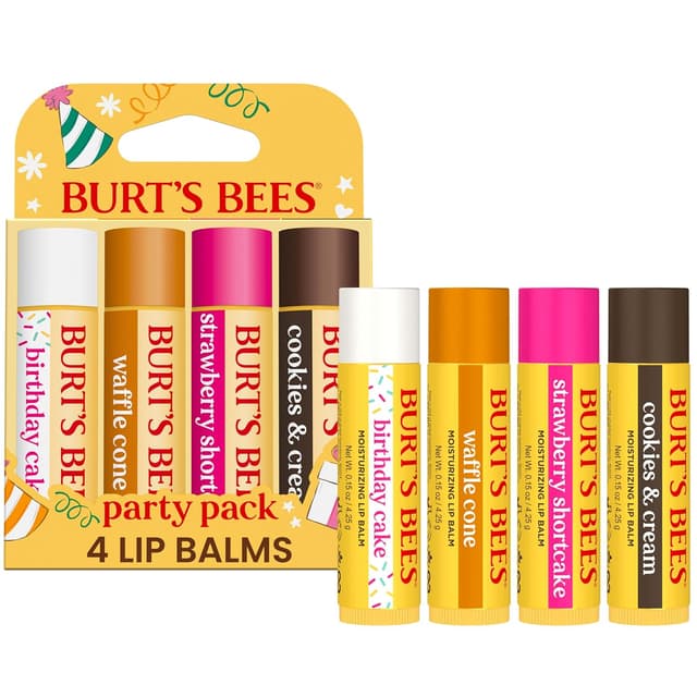 Detalle de Burt's Bees Lip Balm Party Pack 4-pack ๐
