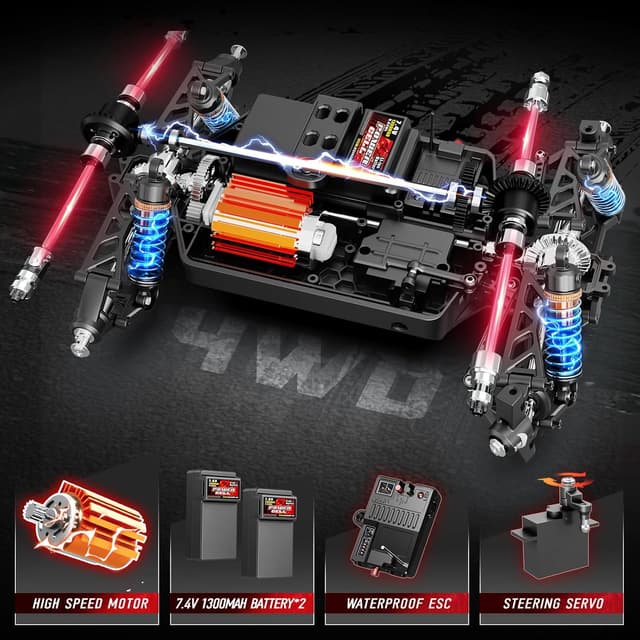 Thumbnail 1 de YESHIN Voiture RC 1:14 40 km/h