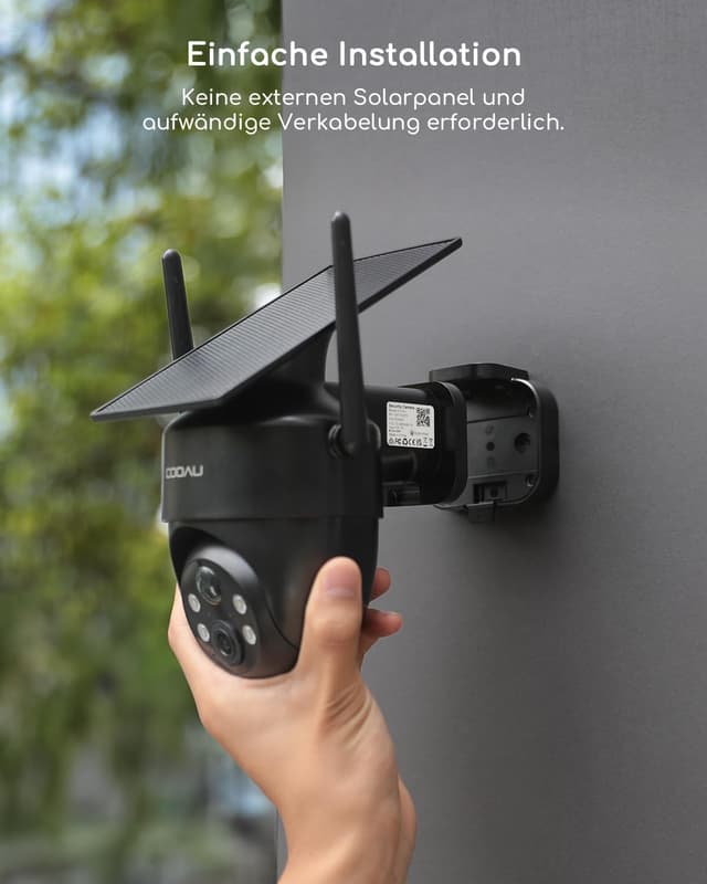 Detalle de COOAU Überwachungskamera 2K