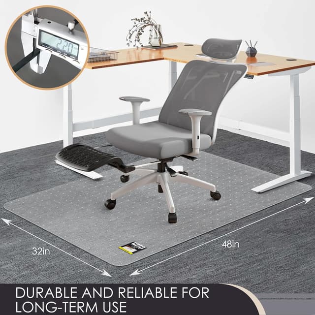 Thumbnail 3 de Kuyal Office Chair Mat 81x121cm