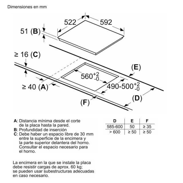 Detalle 2 de Balay 3EB965LR Placa de Inducción Zona Gigante 28cm