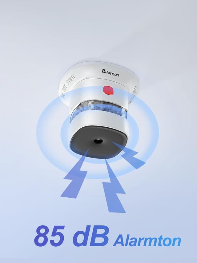 Detalle 2 de Heiman Mini Rauchmelder 10 Jahre 85 dB