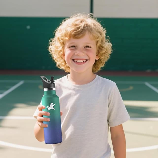 Thumbnail 6 de HoneyHolly botella acero 500 ml, termo agua fría, sin BPA, 12/24h