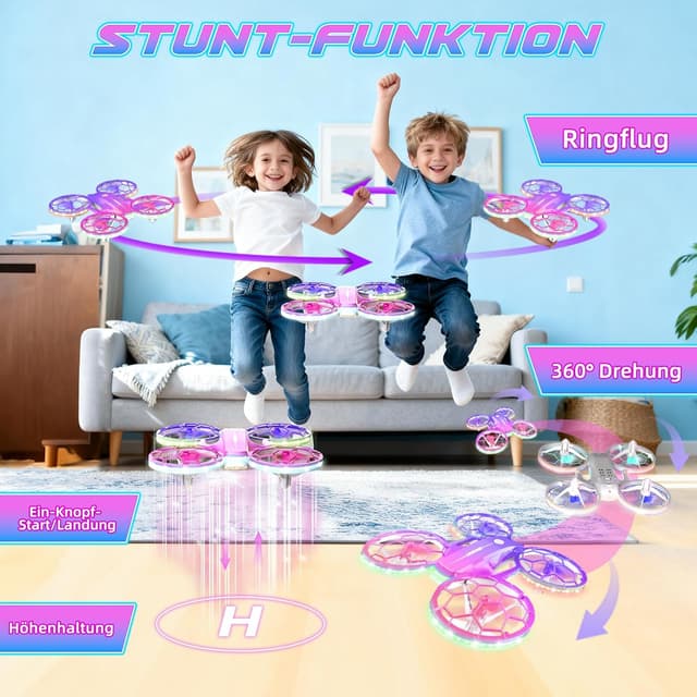 Detalle de Charmofun Mini Drohne für Kinder 3 Akku