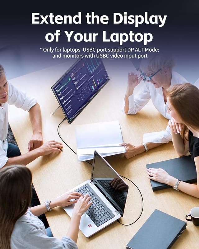 Detalle de Loryi USB-C auf USB-C Kabel Schnellladung (100 W), 1,2 m – 10 Gbit/s und 4K/60 Hz für MacBook, iPad & mehr