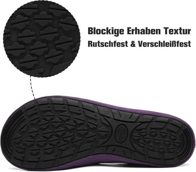 Detalle de SAGUARO Chaussures aquatiques homme/femme, sans lacets, semelle antidérapante (GR. 36–47 EU)