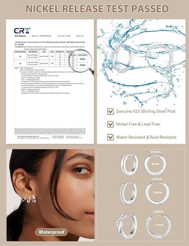 Thumbnail 6 de MACACHII Ohrringe 3 Paar