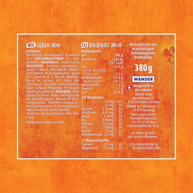 Thumbnail 1 de Ovomaltine Crunchy Cream Brotaufstrich 380 g 🍫