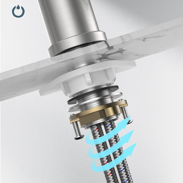 Thumbnail 4 de FORIOUS L-förmige Küchenarmatur 360° 🚰