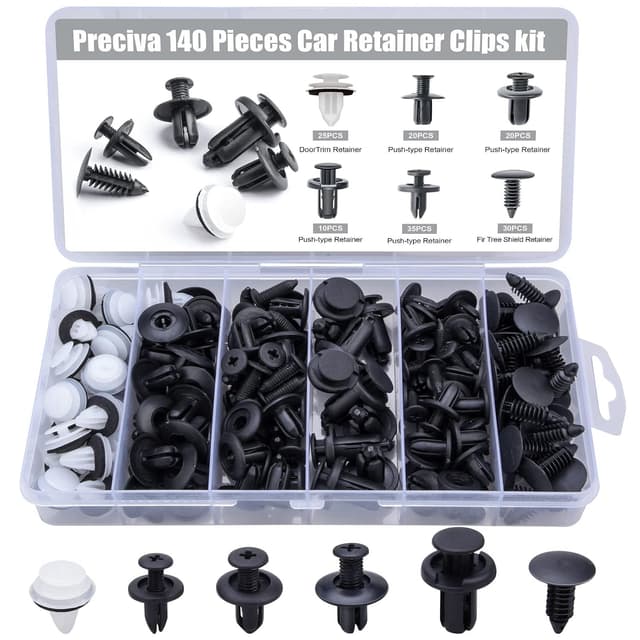 Detalle de 140 Stück Auto Befestigung Clips Set