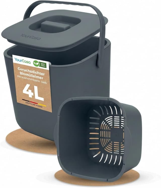 Detalle de YourCasa Biomülleimer 4 L 🗑