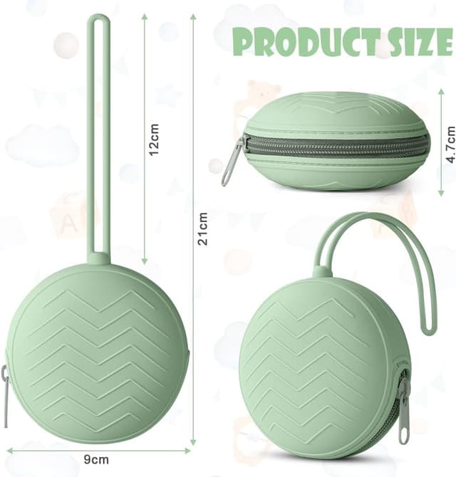 Detalle 2 de Aolso Dummy Holder Case pacifier 2 pack