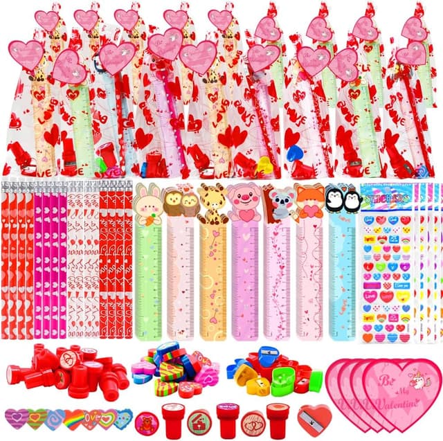 Detalle de UMEELR 28 Valentines Day Cards Set 📝