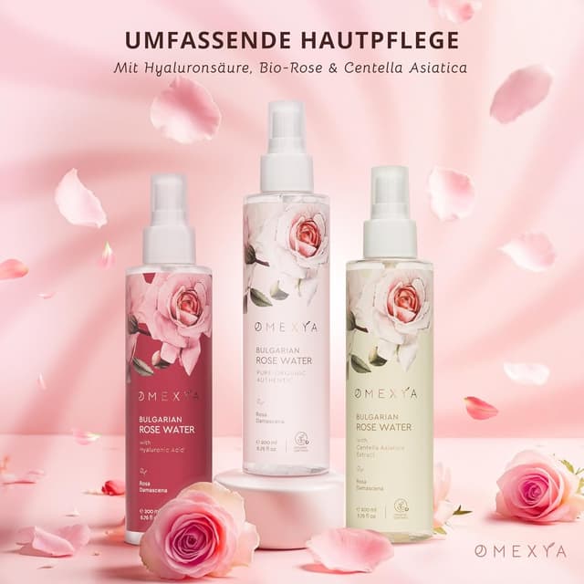 Detalle de Rosa Damascena Spray d’eau de rose tonique naturel (hydrolat) sans additifs – 200 ml