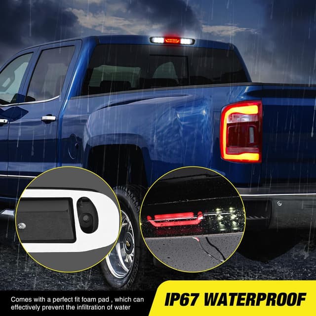 Detalle 2 de Nilight LED Third Brake Light (High Mount 3rd Stop) for 2007-2013 Chevy Silverado & GMC Sierra Cargo-Lit Models