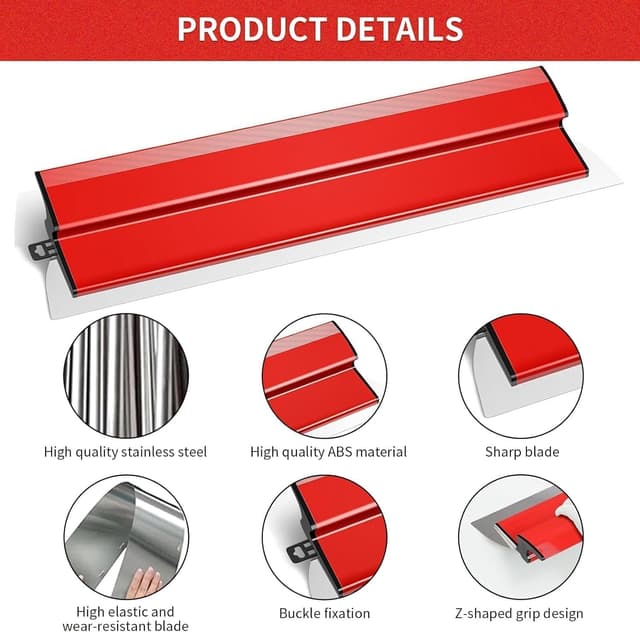 Detalle de Flächenspachtel-Set mit Edelstahlklingen 0,5 mm