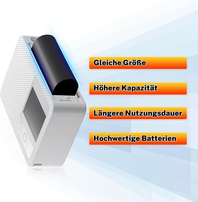 Thumbnail 5 de OHZHAO NB-CP2L Akku 2500mAh für Canon Selphy