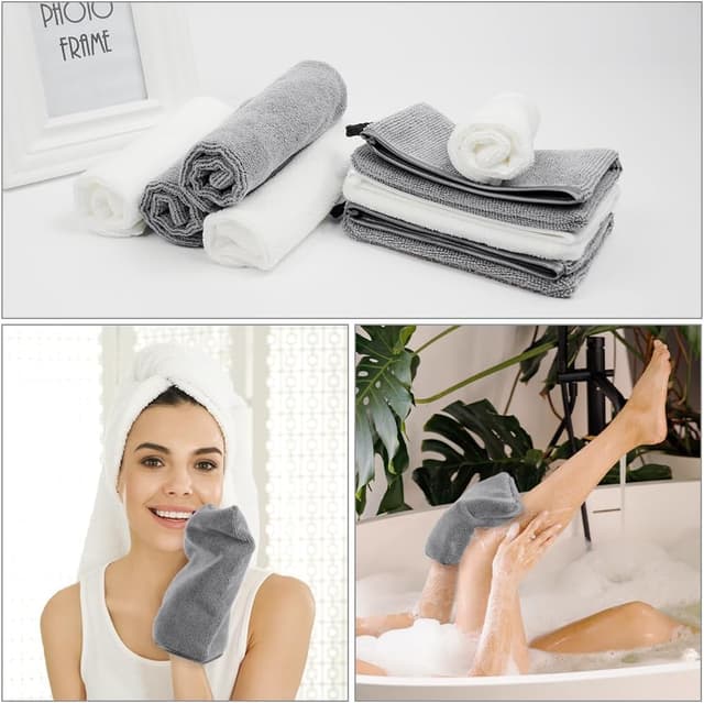 Thumbnail 6 de HOTUT 8 Pack Microfibre Body Wash Mitts