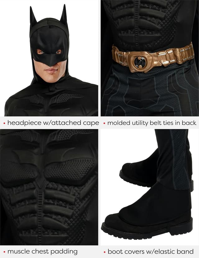 Detalle 2 de Rubie's Batman Official Deluxe Costume
