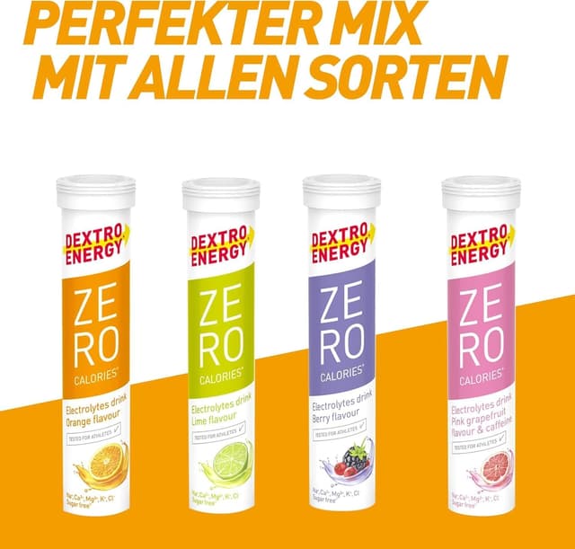 Thumbnail 5 de Dextro Energy Elektrolyte ohne Zucker Mix Pack 4 Sorten 4er Pack 🍹