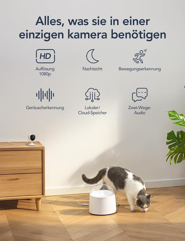 Detalle 2 de GNCC GC3 1080P Innenüberwachungskamera