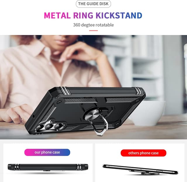 Thumbnail 6 de LeYi Galaxy A05S Case 2-pack