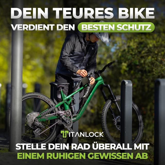 Thumbnail 6 de TITANLOCK Fahrrad-Kettenschloss mit Reflektionsschutz (Sicherheitsstufe 7/10) – leicht transportierbar & rostfrei