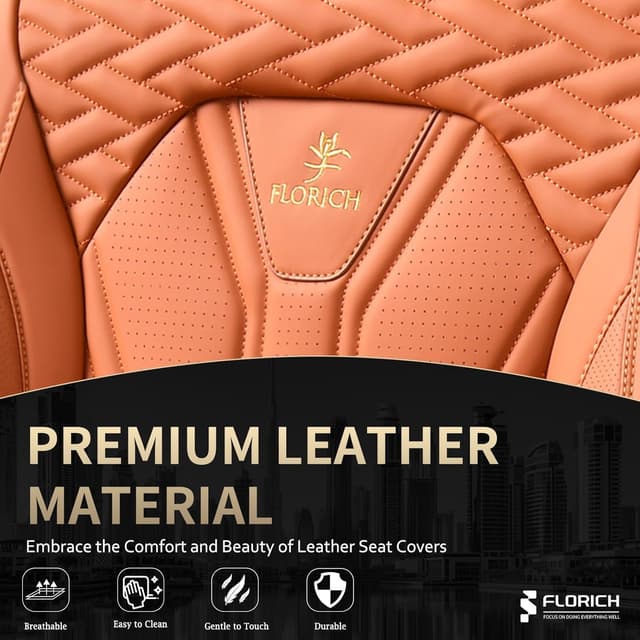 Thumbnail 6 de FLORICH Full Set Orange Car Seat Covers