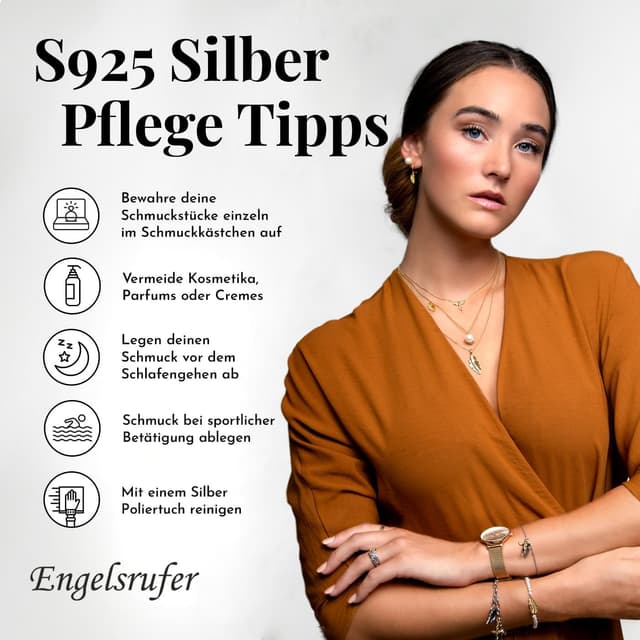 Thumbnail 6 de Engelsrufer Halskette Herzflügel 40+4 cm