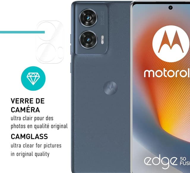 Thumbnail 6 de smartect Protecteur d’écran TPU (2 + 2 pièces) pour Motorola Edge 50 Fusion