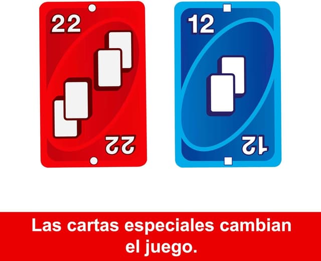 Detalle 2 de Mattel Games UNO Zero JLK16, juego de cartas 2–8 jugadores 🎲