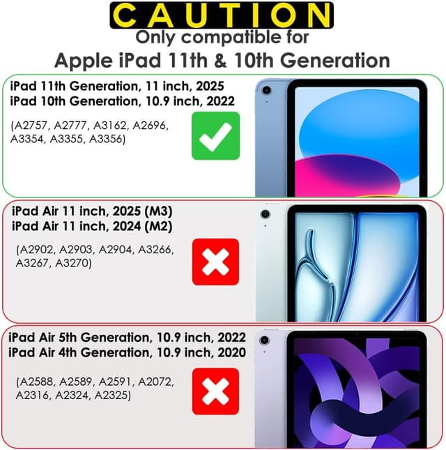 Thumbnail 1 de TECHGEAR 2 Pack iPad Glass Protectors