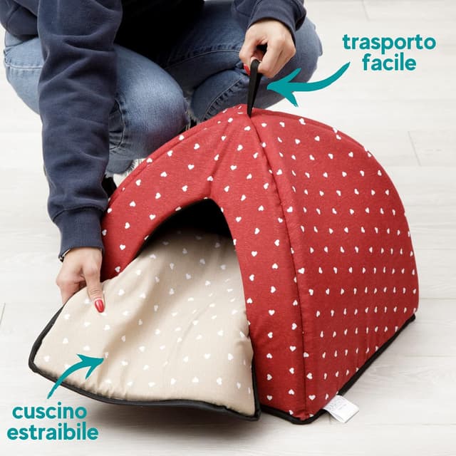 Detalle de Baroni Home Lettino Cuccia a Piramide 40x40