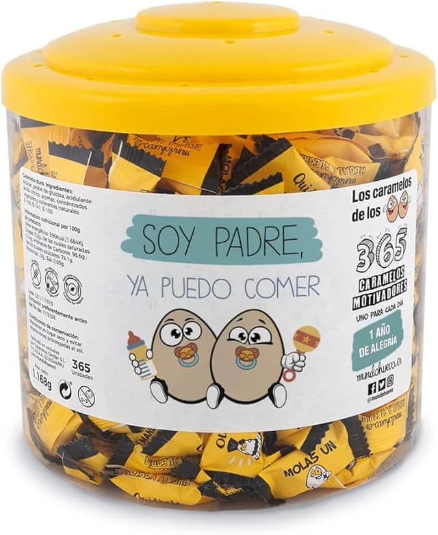 Detalle de Soy Padre - Tarro con 365 Caramelos Motivadores 🍬