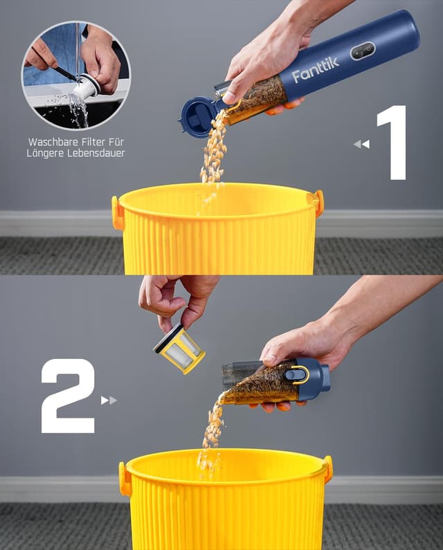 Thumbnail 6 de Fanttik Slim V8 APEX Akku-Autostaubsauger (4-in-1) mit 19.000 Pa/45 AW, 2 Saugmodi und HEPA-Filter