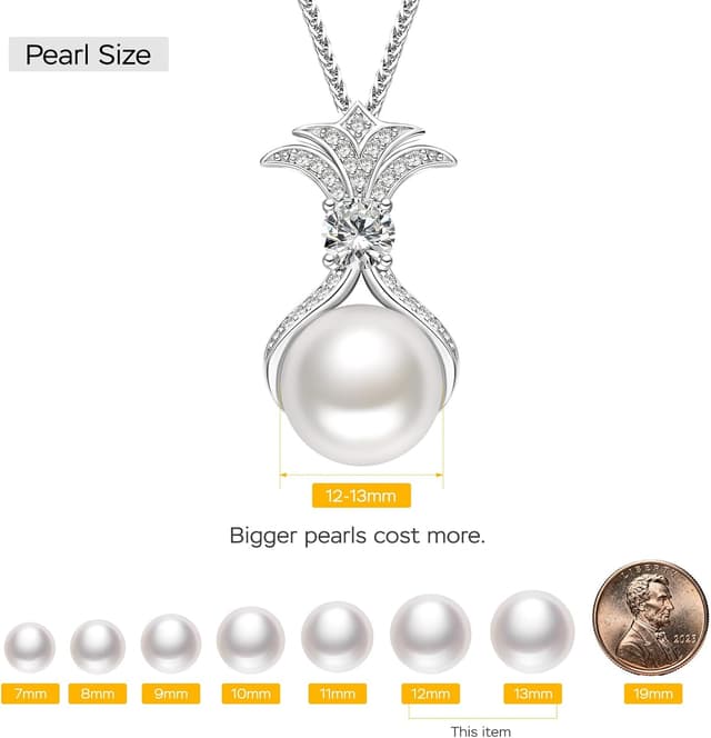 Thumbnail 3 de Pearl Necklace 12–13mm Freshwater Pearl