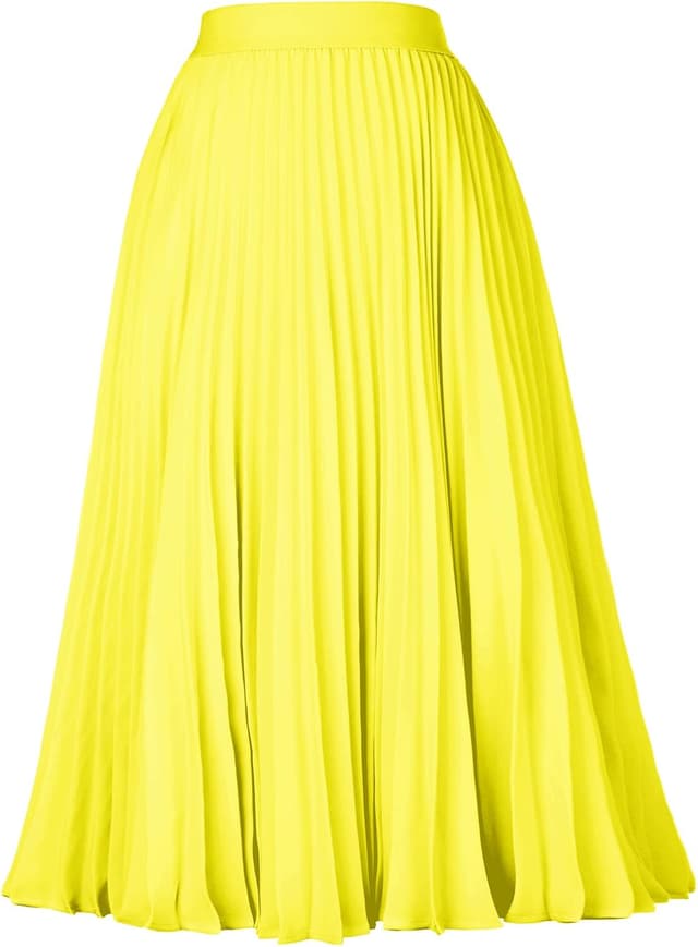 Thumbnail 5 de Grace Karin Women Pleated Chiffon Midi Skirt ⌛📏