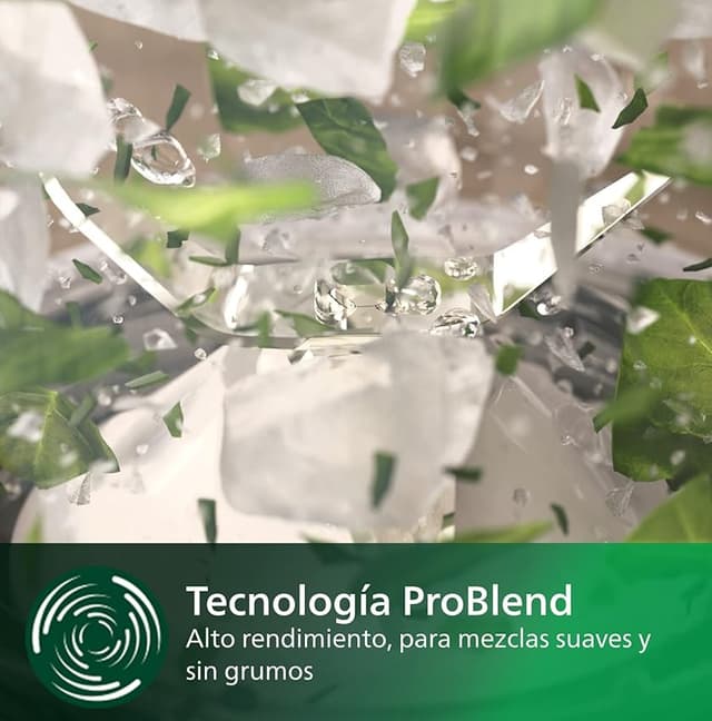 Detalle 2 de Philips Serie 5000 Batidora 1200W, vaso 2L, negro 🍹