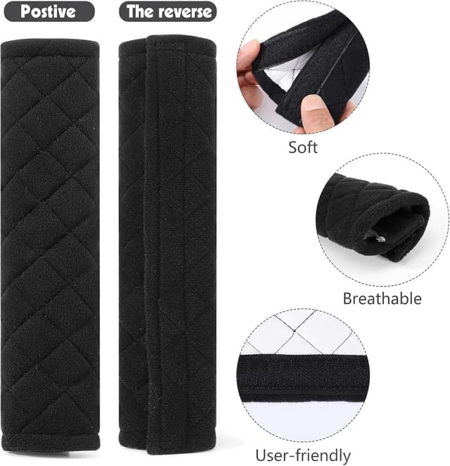 Detalle de Seatbelt comfort pads, 4 piece set