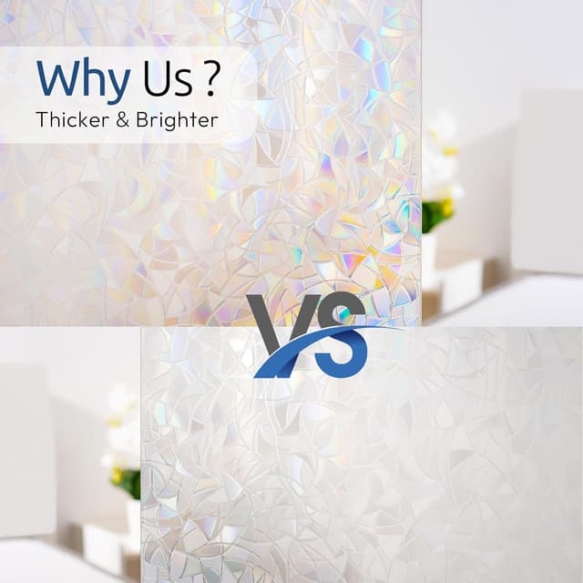 Thumbnail 5 de rabbitgoo Window Privacy Film 17.5 x 78.7 in 🌈