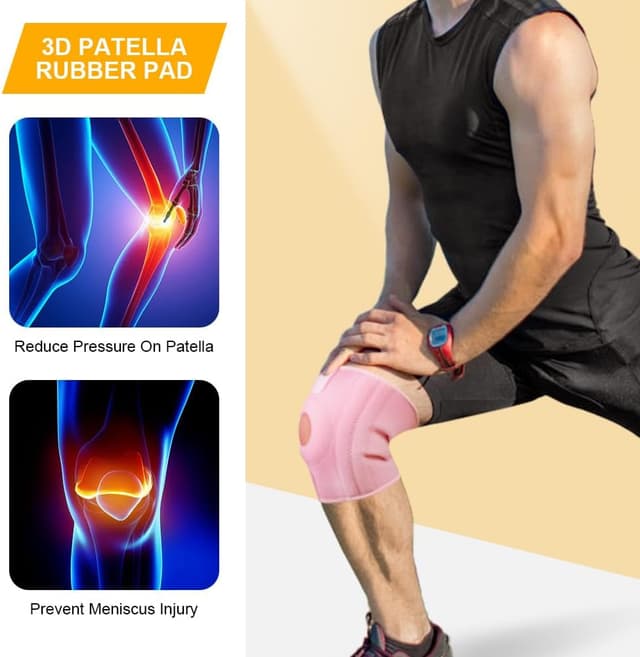 Detalle de ACWOO Knee Support Brace patellar gel pad