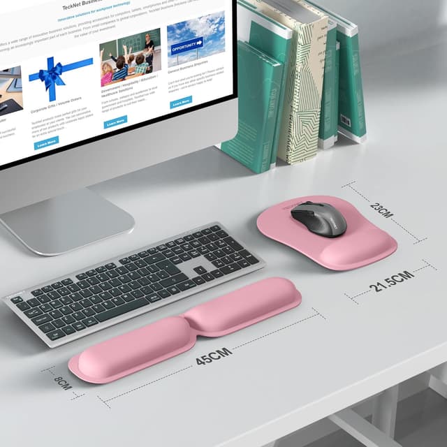 Thumbnail 6 de TECKNET Tapis de souris ergonomique avec repose-poignet