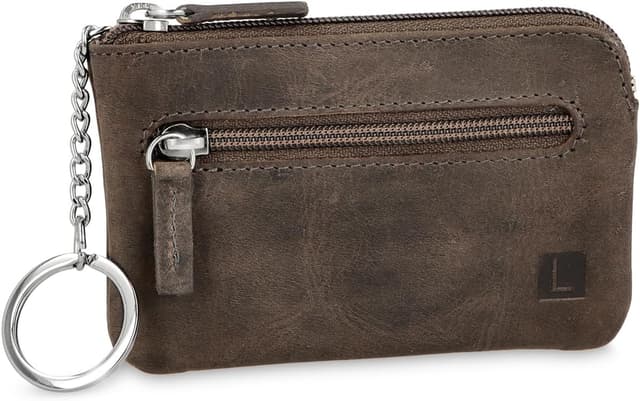Detalle de Echtes Leder Schlüsseltasche 2 Fächer