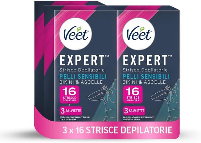 Imagen de Veet Expert Strisce Ascelle e Bikini 3 confezioni en OfertitasTOP