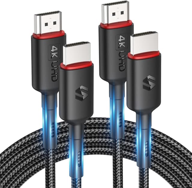 Detalle de Silkland 3m HDMI cable 4K@60Hz, 2 pack