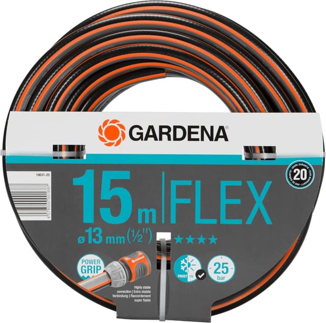 Detalle de GARDENA Comfort FLEX Schlauch 13 mm (1/2 Zoll) – 15 m, formstabil und UV-beständig