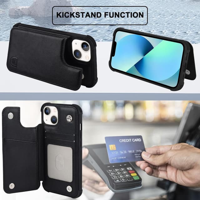 Thumbnail 4 de VANAVAGY Wallet Case for iPhone 13 Mini, RFID