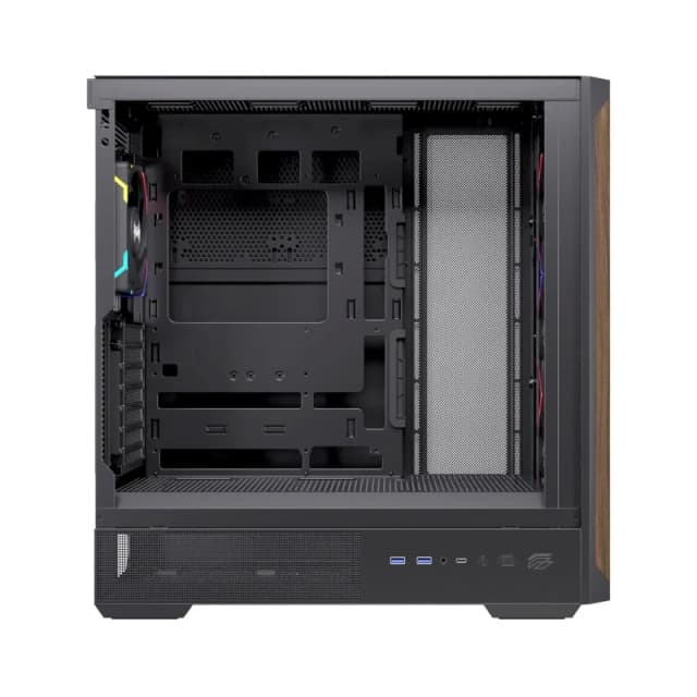 Detalle 2 de Caja PC Einarex Pulse P800 RGB Black con vidrio templado y soporte hasta 13 ventiladores de 360 mm