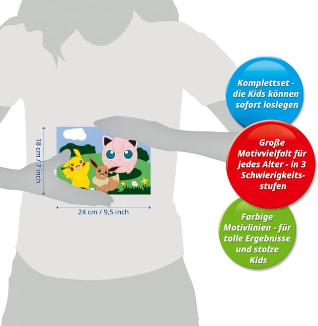 Thumbnail 5 de Ravensburger CreArt 20298 Pokémon Abenteuer 24x18 cm 🎨