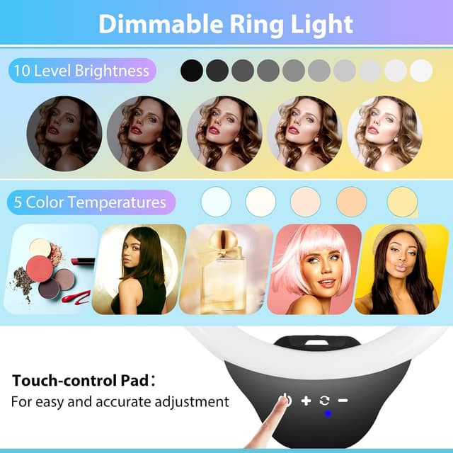 Thumbnail 2 de Sensyne 12-inch Ring Light with 67-inch Selfie Stick